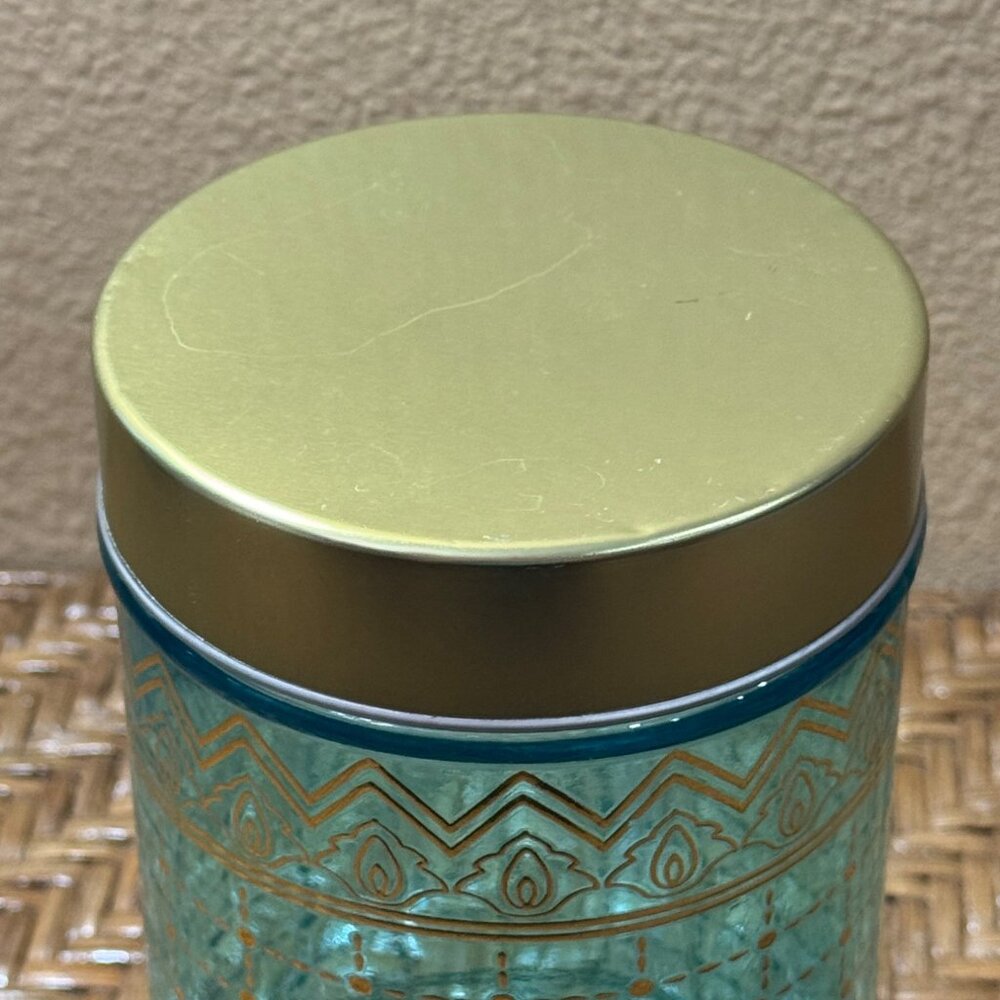 World Market  Jaipur Storage Container Decorative Glass Jar Lid - Picture 5 of 9